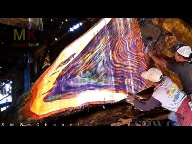 Amazing Wood from 100 Year Old Sonokeling Wood one million dollar price | Sawmill #1