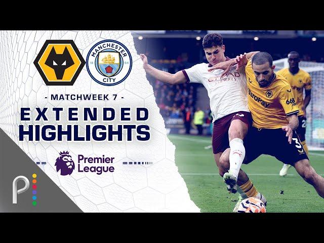 Wolves v. Manchester City | PREMIER LEAGUE HIGHLIGHTS | 9/30/2023 | NBC Sports