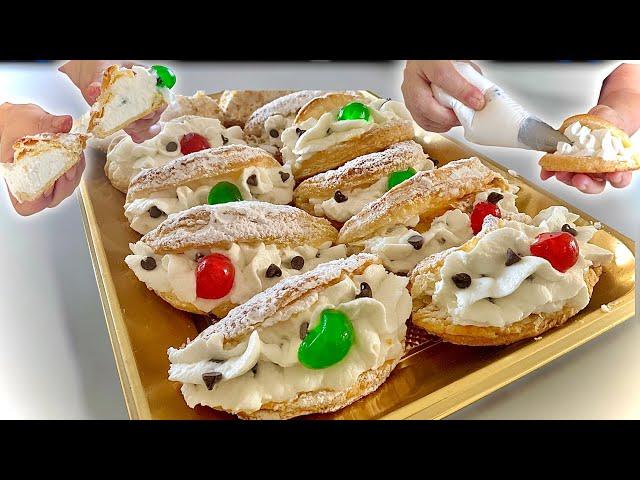 SUNDAY PASTARELLE with RICOTTA CREAM and CHOCOLATE easy and quick