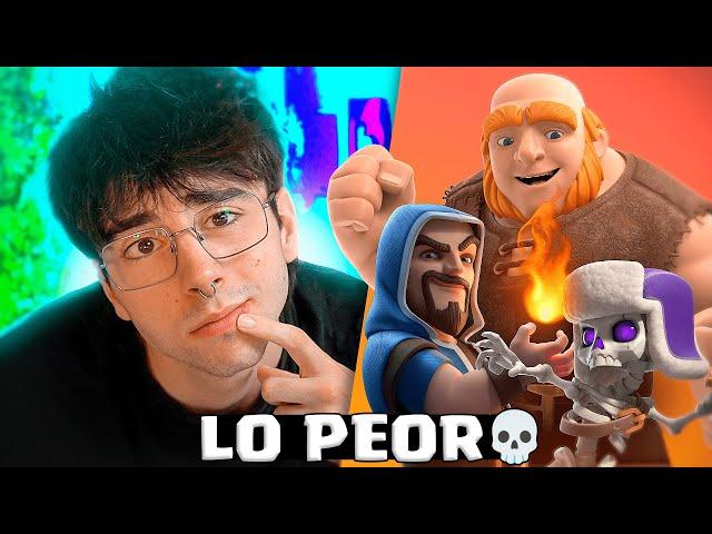 JUGUE EL PEOR MAZO POSIBLE DE CLASH ROYALE...