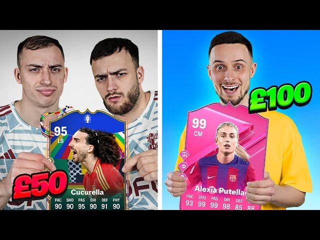 £50 vs £100 Packs Decides Our Team!