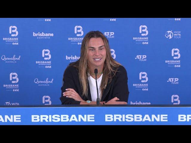 Sabalenka says Swiatek rivalry 'more chill' after pair grew closer in off-season｜WTA｜Tennis｜Brisbane