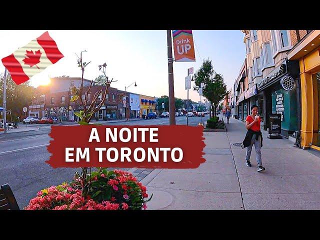 É ASSIM A NOITE EM TORONTO - Walk | Clima - Viajar para o Canadá