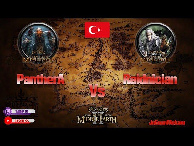 LOTR: BFME 2 Türkiye Kupası İlk tur Panthera Vs Raidnician