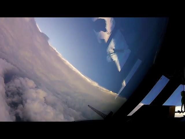 NOAA Hurricane Hunters inside eye of Irma - September 6, 2017