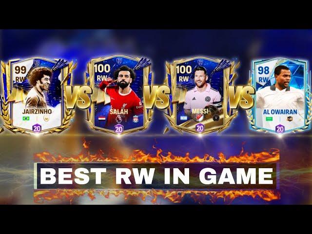 97 Messi vs 97 Salah vs 96 Jairjinho vs 95 Al owairan fc mobile