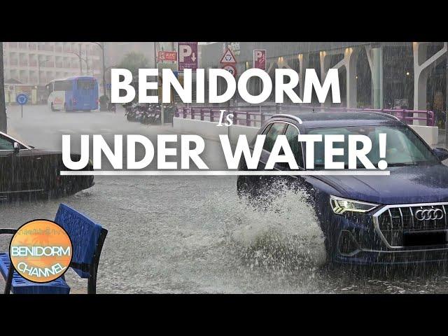 HUGE Rain Storm in Benidorm Today!