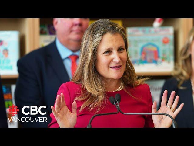 What does Chrystia Freeland’s resignation from cabinet mean for B.C.?