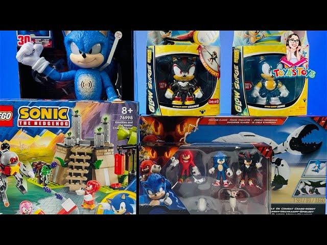 Unboxing and Review of Sonic The Hedgehog 3 Toys Collection