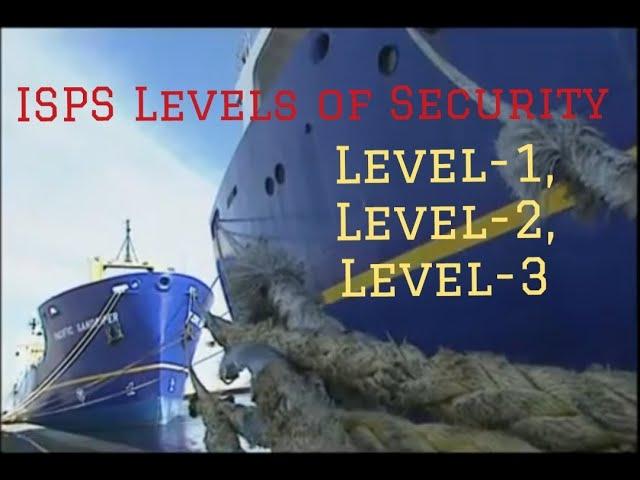 ISPS Security Levels | Types of Security Level on a Ship | Security Duties & Training | ISPS Code