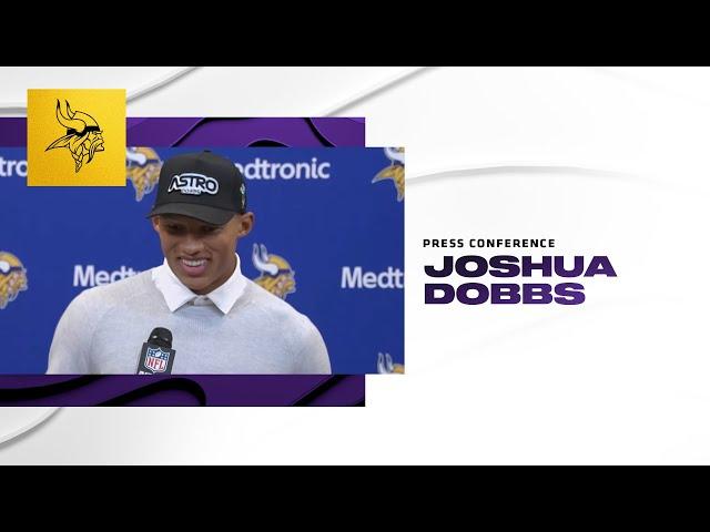 Joshua Dobbs: I'm Excited to See What the Future Holds for Us | Minnesota Vikings