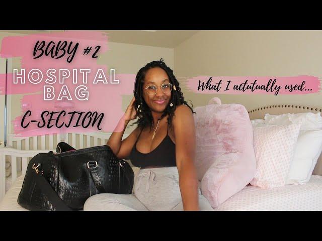 Hospital Bag: Baby #2 | Scheduled C-Section | What I actually Used | Lauren Whitney