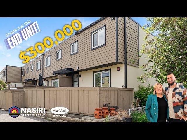 A $300,000 Townhome in Calgary Still Exists!? An it's an End Unit!! - Calgary Homes YYC 2024