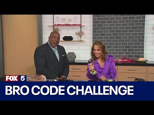 Rosanna Scotto tries the Bro Code Challenge