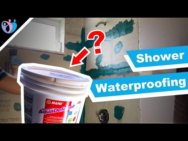 How to waterproof a shower - easy DIY | Aqua Defense Waterproofing