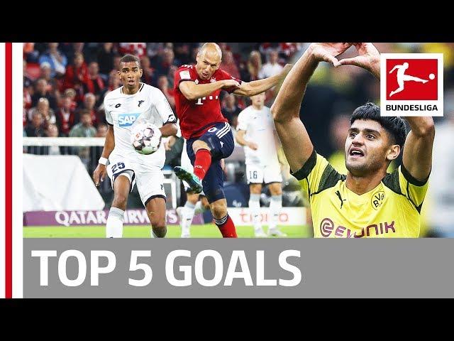 Top 5 Goals on Matchday 1 - Robben, Witsel, Dahoud and More