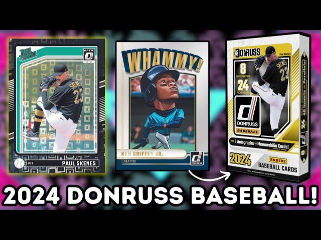 PAUL SKENES! 2024 DONRUSS BASEBALL HOBBY BOX REVIEW!