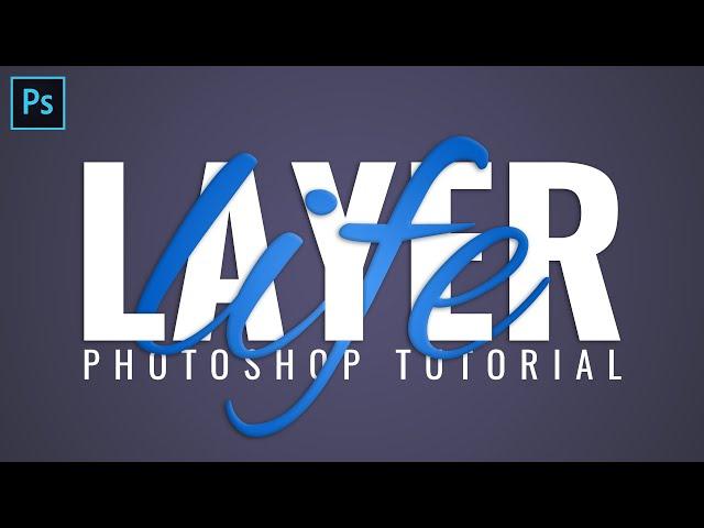 Interlaced 3D Text Effect - Typography Photoshop Tutorial