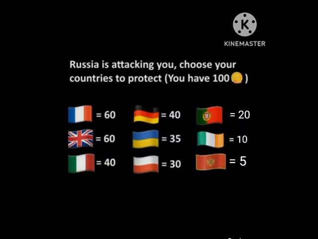 russia is attcking choose your countries to defend #viral #defend