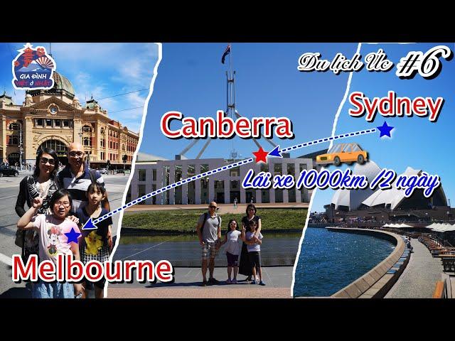 Hành trình 1000km Sydney – Canberra – Melbourne | AUSTRALIA #6 | Nhà Sakura