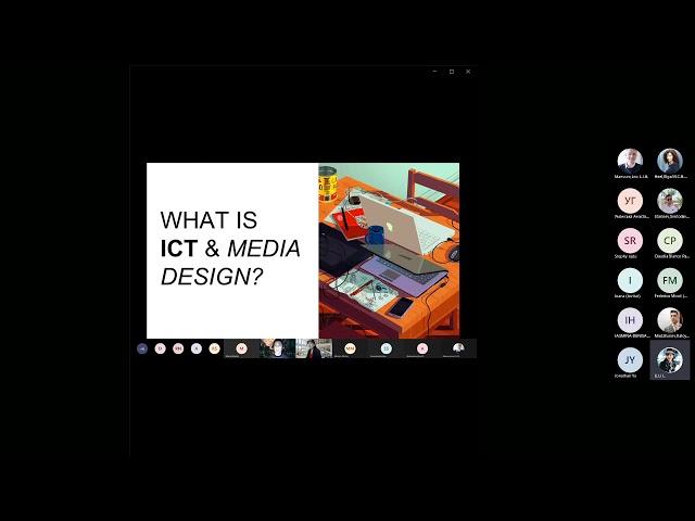 Webinar about the program ICT & Media Design