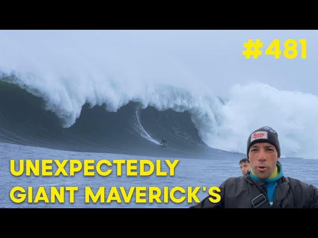 THE GIANT DAY BEFORE THE BIGGEST DAY EVER AT MAVERICK'S - VLOG 481