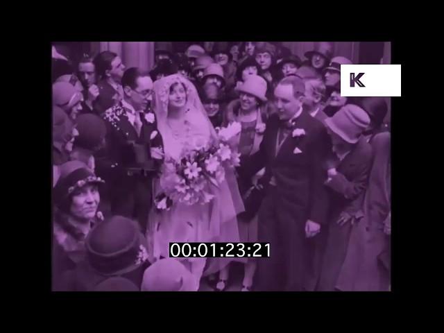 1920s Evelyn Lane and Sonnie Hale Wedding | Kinolibrary