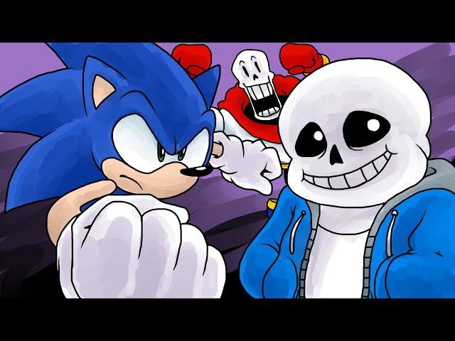 Sonic Meets Sans & Papyrus