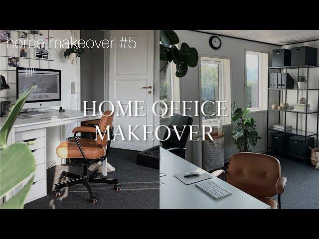 Easy & affordable home office makeover | Home makeover #5