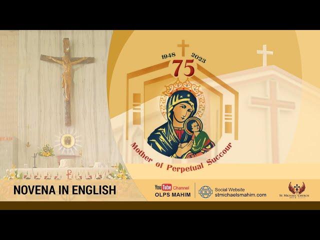 OUR LADY OF PERPETUAL SUCCOUR NOVENA IN  ENGLISH- @ -  8.30 AM   03 APRIL 2024