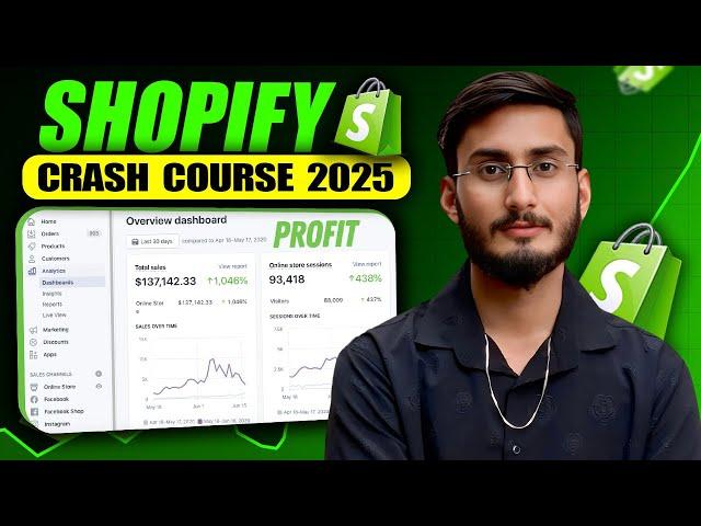 FREE Shopify Dropshipping Full Course (2025)  | Beginner to Expert Guide