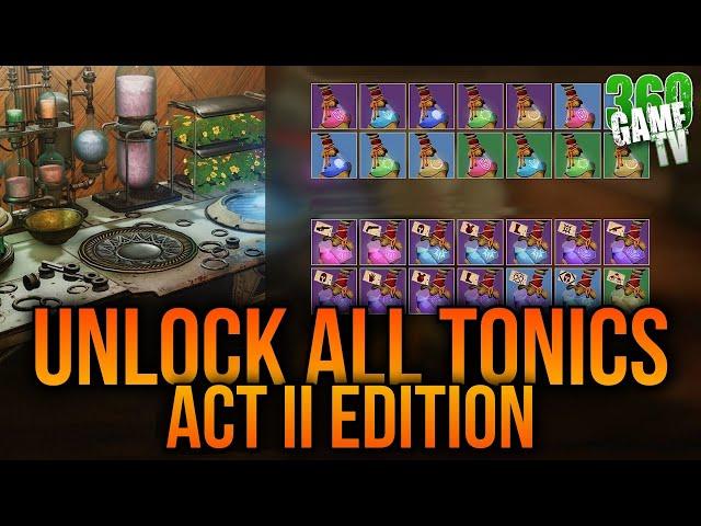 How to UNLOCK ALL Tonics - ACT II Edition - DON'T WASTE Ressources ANYMORE - ACT 2 TONICS Destiny 2