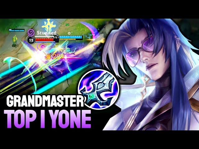 WILD RIFT YONE - TOP 1 YONE GAMEPLAY - GRANDMASTER RANKED