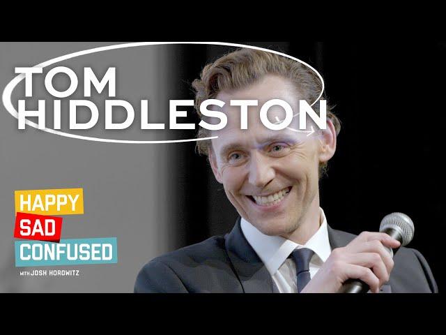 Tom Hiddleston talks LOKI, THE NIGHT MANAGER, gets surprised by Eddie Redmayne I Happy Sad Confused