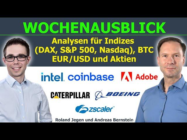 Geht der Kurssturz weiter? Chancen & Risiken in DAX, BTC & Aktien wie Coinbase, Intel, Adobe & Co.