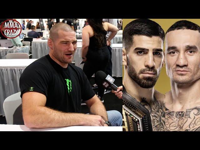 Sean Strickland Predicts Ilia Topuria vs. Max Holloway at UFC 308