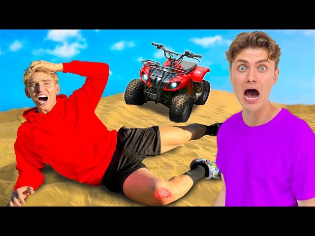 I CRASHED MY 4-Wheeler!! *Flipped*