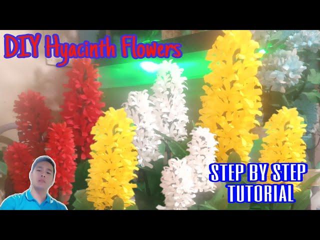 DIY Hyacinth flowers | stepby step tutorial