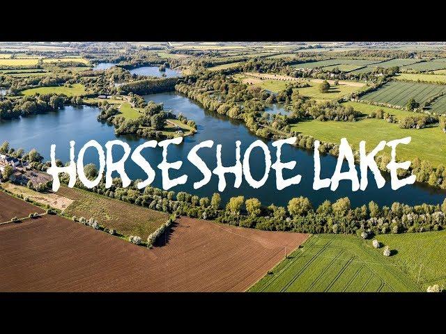 The Carp Society - Horseshoe Lake In Lechlade, England - A Drones View - Carp close Up