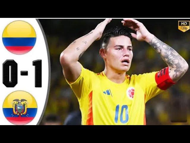 Colombia vs Ecuador 0-1 Full Match Highlights 2024 HD -World Cup Qualifying