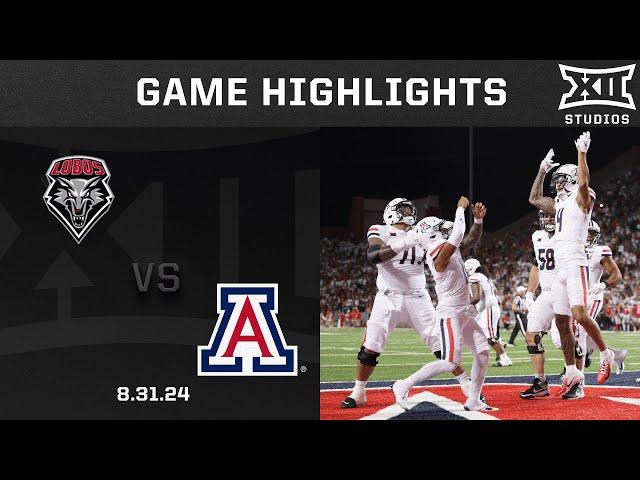 New Mexico vs. Arizona Game Highlights | 2024 Big 12 Football