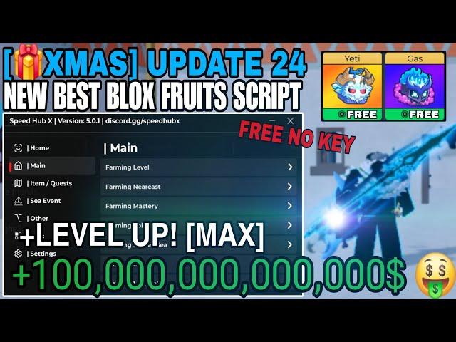 [CHRISTMAS UPDATE] Blox Fruits Script GUI Pastebin | AUTO FARM DEVIL FRUIT SNIPER *NO KEY*