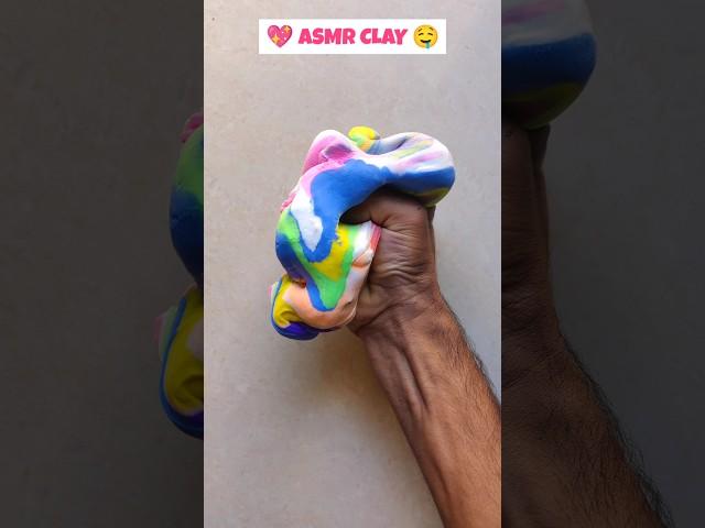 Relaxing CLAY ASMR #asmr #satisfying #shorts #slime #clay #oddlysatisfying #ytshorts #relaxing