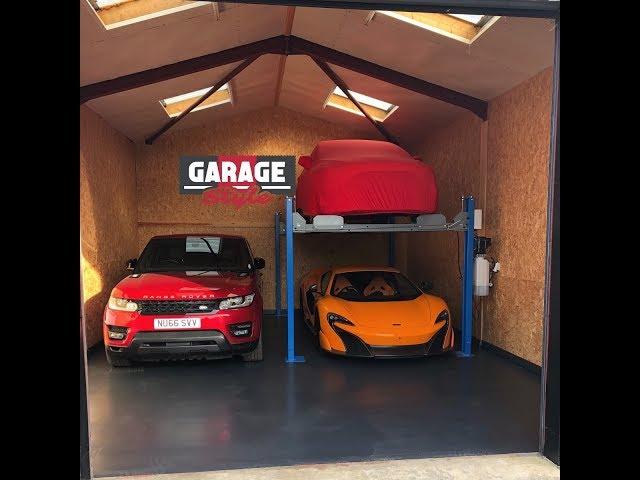 Another happy supercar owner after we transformed his garage floor using our Pvc garage floor tiles