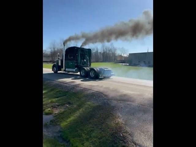 Kuhnle Brothers semi truck burnout