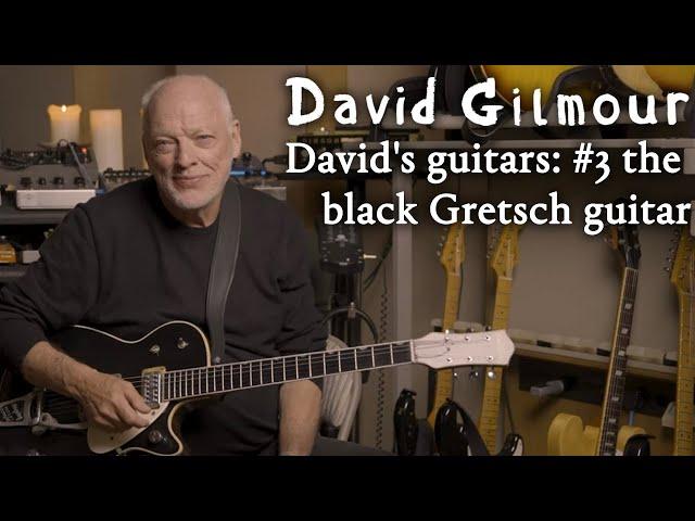 David's guitars: #3 the black Gretsch guitar