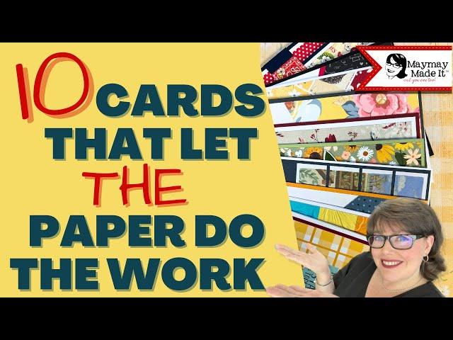 Leftover Papers have met their match!  Cards so simple you’ll ‍️