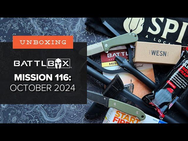 Maybe My Favorite Item? - Unboxing Battlbox Mission 116 - Pro Plus - October 2024