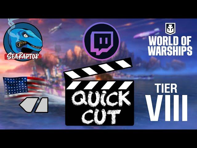 Workd of Warships - Quick Cut: Tier VIII Premium American Cruiser USS Rochester