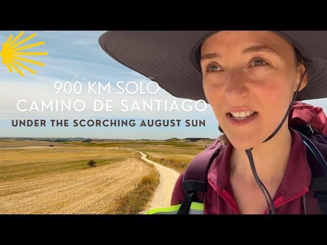 Camino De Santiago Documentary - 900 km Solo Through Spain Under the Scorching August Sun